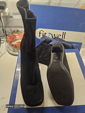 Madewell Black Knee-High Stretch Boots